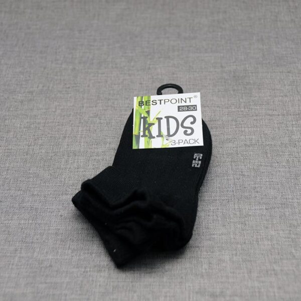 Barn/Junior Sneakersocka 3-p Bambu