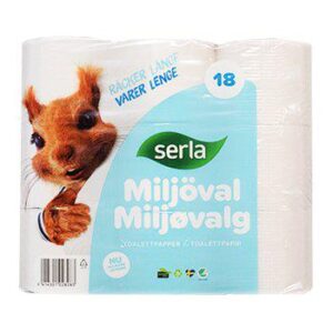 Toalett Serla 3-skikt 18-p