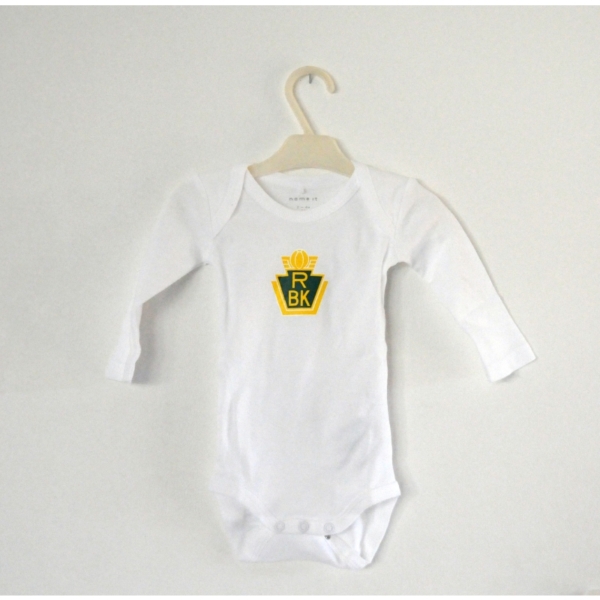 Babybody Vit med klubblogga